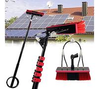 Perche de Nettoyage de vitres Professionnelle de 10,8 m, alimentée par Eau, Brosse télescopique, raclette Extensible pour vitres, Lave-vitre, Nettoyeur de Toit, Panneau Solaire en Verre