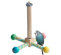 Perche de pied à bourgeons, perchoirs, perchoirs pour oiseaux - Pole de meulage de la patte pour oiseaux - Pasteur à ressort pour accessoires pour la cage à perroquets, branches d'entraînement