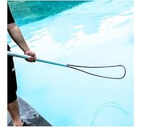 Perche De Sauvetage Crochet D'anneau De Sécurité De Piscine d'acier Inoxydable, Crochets De Sécurité en Aluminium pour Les Parcs Aquatiques Crochet De Sécurité Télescopique pour Piscine(19.7ft/600cm)