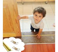 Perche de Sauvetage Guide Inférieur de Porte de Placard, Rail de Porte de Grange pour Réduire le Risque de Trébuchement, Quincaillerie pour Rail Coulissant sans Perçage(2.9m(9.5ft))