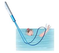 Perche de Sauvetage Portable pour Piscine avec Tige télescopique, Crochet en Aluminium pour sauver des nageurs noyés, équipement de Sauvetage Polyvalent de 6 m pour brosses et Filets de pisc