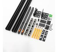 Perche de Sauvetage Quincaillerie pour Porte Coulissante Invisible Sans Rail à Fermeture Amortie, Rail de Porte Coulissante Invisible, Guide pour Porte Escamotable(1.1m(3.6ft))