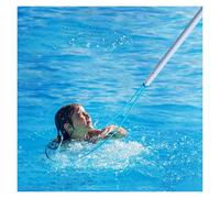 Perche de Sauvetage télescopique avec Crochet pour la sécurité des piscines, équipement de Sauvetage de 5 m pour Les nageurs noyés, Outil de Sauvetage d'urgence (1 pièce, 5 m)