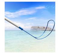 Perche de Sauvetage télescopique de 16 Pieds - Lot de 11 Cannes de Sauvetage en Aluminium et Crochet de sécurité pour Piscine, pour Le Sauvetage d'urgence des nageurs noyés ou en difficulté,