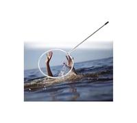 Perche De Sécurité Extensible De 4,5 M, 5,5 M, 6,5 M, 9,5 M, Canne De Sauvetage Légère Et Portable pour Les Secours d'urgence, Équipement De Sauvetage en Piscine pour Les Victimes De Noyade(21ft)