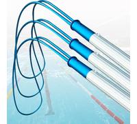 Perche de sécurité Robuste avec Longueur réglable - Perche de Sauvetage Portable pour Cours de Natation, Usage d'urgence, poignée à Clip 6m-3pieces