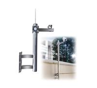 Perche de Surveillance pour caméra, rallonge pour caméra de sécurité - Support d'angle en L pour la Surveillance - Tube de Surveillance de 150 cm (59,06 po) de Hauteur pour Un positionnement