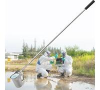 Perche d'échantillonnage d'eau rétractable en acier inoxydable 1000 ml - 1,25 m - Échantillon de qualité d'eau pour une collecte et un test faciles