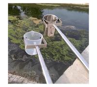 Perche D'échantillonnage d'eau Rétractable,Gobelet Gradué Léger,Outil Professionnel pour Collecte D'échantillons Et Surveillance De l'environnement,Metal 500ml,4.6~19.68 ft