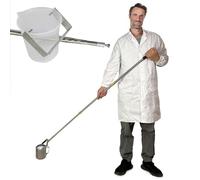 Perche d'échantillonnage d'eau rétractable, kit de plongeur télescopique avec échelle graduée pour tests environnementaux, tige d'extension épaisse durable