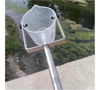 Perche d'échantillonnage télescopique avec seau et dispositif oscillant pour un échantillonnage de qualité de l'eau environnementale