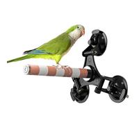 Perche D'oiseau Avec Aspiration, Forte Tasse D'oiseaux Perch D'oiseau,Perch Stick Toy Pour Perroquet - Supplies Au Repos Avec Trois Sous-tasses Puissantes Pour Les Perruches, Les Calopsittes, Les Tour