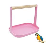 Perche d'oiseau de Table, Support de Formation des Oiseaux,Perche de Formation Stable avec Base Non glissée | Bird Toys Stand Design Portable pour la Photographie Recherche ornithologique
