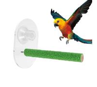 Perche d'oiseaux | Perroquet perroquet avec ventouse | Perche de douche d'oiseaux résistant à la morsure portable, perruche, pute de cacatoès pour fenêtre extérieure en verre