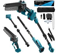 Perche Élagueuse Télescopique Compatible avec Makita 18V (sans batterie)