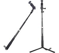 Perche Extensible avec Trépied et Support Smartphone pour DJI Osmo Pocket 2 /Osmo Pocket, Osmo Action et Gopro Max, Gopro Hero 2018, Hero 9/8/7/6/5 Black Caméra d'action