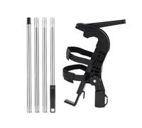 Perche Extension pour Peinture, Adaptateur de Perche d'Extension à Angle Réglable, Accessoire Poudre avec Manche Télescopique pour Revêtement Plafond Peinture Intérieure Teinture Clôture Cadre