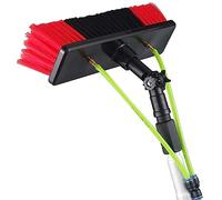 Perche Lave Vitre, Nettoyage De Vitres, Nettoyage De Parois en Verre, Ensemble De Lavage De 3 À 12m Perche Telescopique Nettoyage Panneaux Solaires Lave-vitres Télescopique