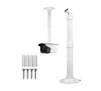 Perche pour caméra, Support de Montage réglable pour caméras de sécurité, boîtier télescopique Universel pour la Surveillance, Compatible avec Les perches de 20 à 40 cm (7,87 à 15,75 Pouces)