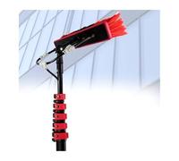 Perche pour le nettoyage des vitres, Brosse télescopique alimentée en eau for le nettoyage des vitres, toits de véranda, panneaux solaires 35cm-12m(12m/39.3ft)