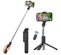 Perche Selfie Bluetooth avec Télécommande détachable Trepied Extensible Téléscopique pour iPhone Samsung Xiaomi Huawei Phonillico®