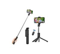 Perche Selfie Bluetooth avec Télécommande détachable Trepied Extensible Téléscopique pour iPhone Samsung Xiaomi Huawei