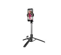 Perche Selfie Bluetooth Extensible avec Trépied Stable Support Rotatif Noir