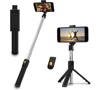 Perche Selfie Bluetooth, Extensible Portable Selfie Stick Avec Trépied Télécommande, Bâton Réglable Télescopique Rotation Support Téléphone Pour Smartphones[SHJ41904558]