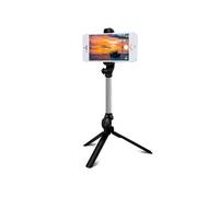Perche Selfie Bluetooth Smartphone 2 en 1 Trépied Télécommande Rétractable, Noir