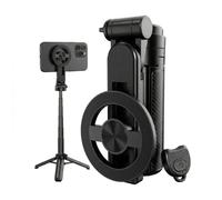 Perche selfie magnétique 4 en 1 - Lot 1 - Aimant N52 rotation 360° télécommande Bluetooth - Trépied télescopique VoltPulse
