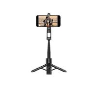 Perche selfie Magnétique Rotative 360° avec Télécommande Bluetooth Noir