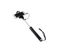 Perche Selfie Metal pour SONY Xperia XA2 Plus Smartphone avec Cable Jack Selfie Stick Android IOS Reglable Bouton Photo (NOIR)