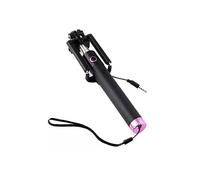 Perche Selfie Metal pour SONY Xperia XA2 Plus Smartphone avec Cable Jack Selfie Stick Android IOS Reglable Bouton Photo (ROSE)