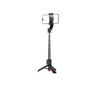 Perche Selfie Trépied Bluetooth Extensible 63 cm Rotatif 360° Noir