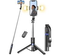 Perche Selfie - ZUUKO - PN-TRIPOD-001 - 114 cm - Bluetooth - 2 Lampes