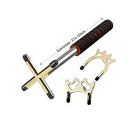 Perche Télescopique 150cm Avec 3 Reposoirs En Laiton