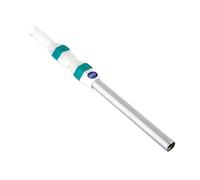 Gre Perche télescopique 40014 3,6 m (3 x 1,20 m) Aluminium Système Easy Clip Blanc