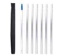 Perche Télescopique De 1 À 12m, Brosse Télescopique Hydroscopique pour Nettoyer Les Panneaux Photovoltaïques et Solaires Kit De Nettoyage De Perche Télescopique (sans Pinceaux)