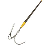 Perche télescopique de 15 m for gaffe - Outil d'amarrage portable en carbone for faciliter la manutention des bateaux et la récupération du chargement(36.1ft)