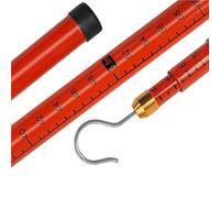 Perche télescopique de mesure de puissance - Tige de mesure de hauteur en résine isolée for inspections de lignes électriques en toute sécurité, 1 pièce(Orange,18m)