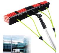 Perche télescopique de nettoyage de fenêtre avec brosse alimentée en eau de 50 cm, idéal pour panneau solaire et outil de nettoyage photovoltaïque pour des activités de nettoyage efficaces en plein