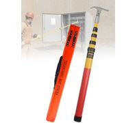 Perche télescopique isolée avec Crochet réglable pour la sécurité électrique