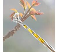 Perche Telescopique Outil de Crochetage/Perches de Navigation avec Crochets à Griffes, Gaffe Extensible pour L'amarrage, Bâton d'amarrage en Acier Inoxydable Manchon(2-Claw,125-500cm/49" - 197")