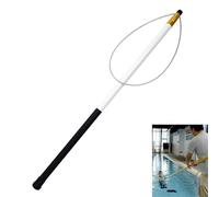 Perche télescopique pour entraînement à la natation, 4,5 m, bâton de sauvetage d'urgence avec poignée antidérapante, crochet de sauvetage en eau