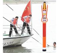 Perche télescopique pour piscine avec crochet de sécurité - Outil de sauvetage d'eau léger pour sauver des vies d'urgence et entretien de piscine