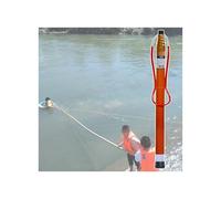 Perche Télescopique pour Piscine De 5,8 M, 6,7 M, pour Yachts, Clubs De Natation Et Plages, Idéale pour Les Nageurs en Difficulté Et Les Sauvetages en Cas De Noyade.(18ft)