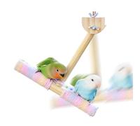 Perches D'oiseau - Perche De Cage D'oiseau | Stand De Perroquet | Jouet D'escalade | Birds Swing Stand Perch Perchot Corde Jouet | Corde De Hamac Interactive Pour Perruches, Perruches, Calopsittes, To