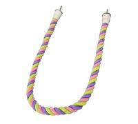 Perchés Tabestes, Corde d'Oiseau Perchoir Amusant Swing coloré Grimpant CN Corde Oiseau TR Parakets Cocls Laisse Les Amateurs de Perruches (L)