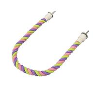 Perchés Tabestes, Corde d'Oiseau Perchoir Amusant Swing coloré Grimpant CN Corde Oiseau TR Parakets Cocls Laisse Les Amateurs de Perruches (M)