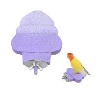 Perchoir a Bec pour Oiseaux,Plateforme a Mâcher a Texture Alvéolée pour Perruches,idéale pour Cages a Oiseaux,Structures d'escalade et Les Aires de Jeux pour Petits Animaux